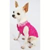 Pink Dog Clothes Fancy Pet Apparel Crystal Fashion Designer Dog Clothing Handmade Crochet Cute Puppy Clothes Chihuahua Clothing Df17 By Myknitt - Free Shipping