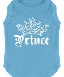 EXPAWLORER Prince Fashion Pet T-Shirt Small Dog Cat Vest Clothes Puppy Costumes for Chihuahua Yorkshire Terrier