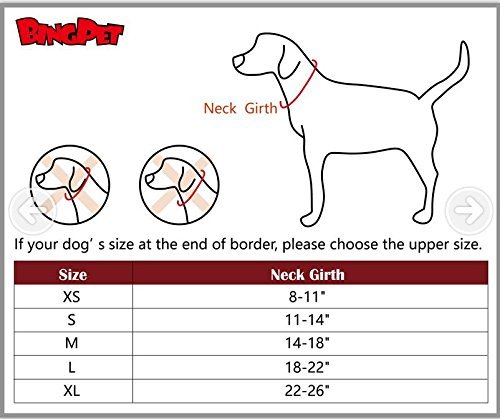 BINGPET BA2006 Real Split Leather Studded Pet Dog Collar 7