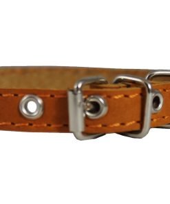 Real Leather Dog Collar 9.5-13 Neck Size, 1-2 Wide Chihuahua, Puppies