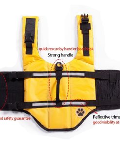 Designer Dog Life Jacket Pet Saver Vest Coat Floation Float Ait Buoyancy 3