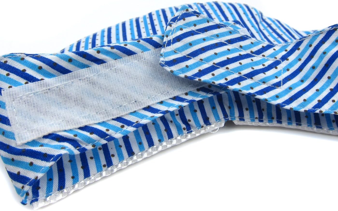 Alfie Pet by Petoga Couture - Heather Bandana for Dogs and Cats - Color: Blue Stripe, Size: Small - Image 5