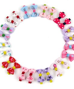 Alfie Pet by Petoga Couture - Jasmine Bow Hair Clip 24-Piece Set for Dogs, Cats and Small Animals 2