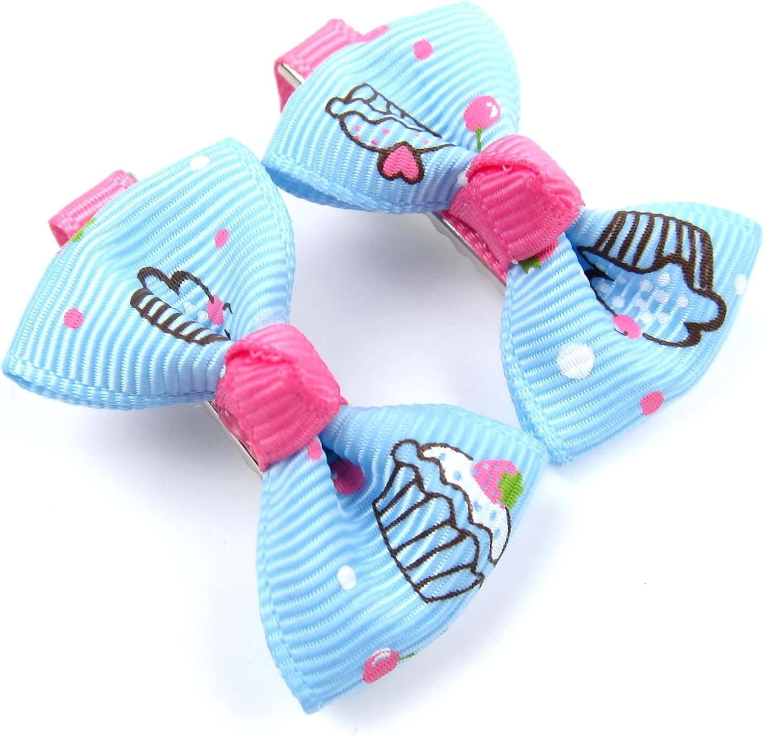 Alfie Pet by Petoga Couture - Jasmine Bow Hair Clip 24-Piece Set for Dogs, Cats and Small Animals 8