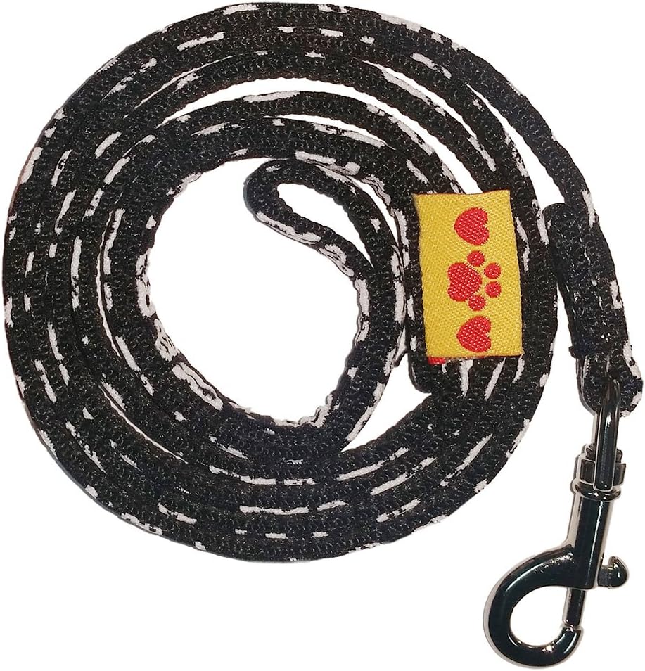 BWSC Dog Harness And Long Lead Set Skull For Chihuahua Doggie Puppy Black Colour - 4