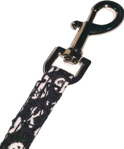 BWSC Dog Harness And Long Lead Set Skull For Chihuahua Doggie Puppy Black Colour - 5