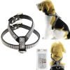 Bolbove Adjustable PU Leather Rhinestones Pet Collar Harness for Cats Puppy Small Dogs Chihuahua Teacup