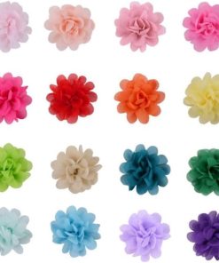 Dogs Kingdom Cute Lace Flower Puppy Cat Dog Hair Bows Alligator Clips Mix Colors Varies Patterns 5/10Pcs