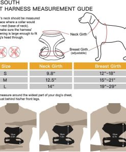 FAIRSOUTH Soft Air Mesh Harness for Dogs-Puppies - 2