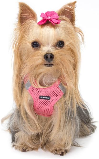 FAIRSOUTH Soft Air Mesh Harness for Dogs-Puppies - 7