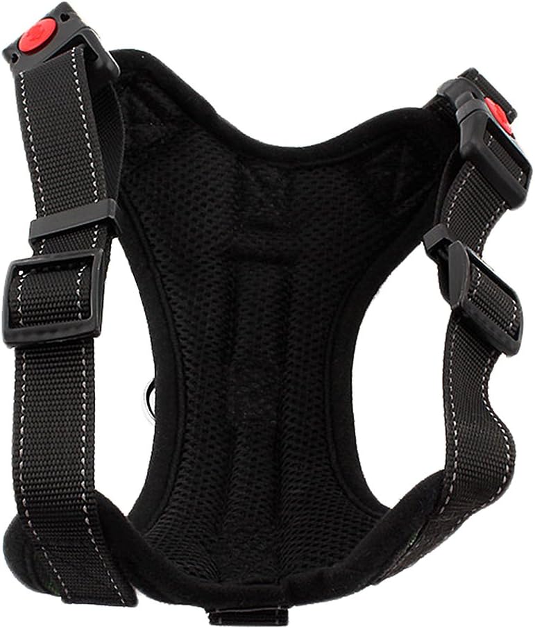 Heavy Duty Adjustable Pet Puppy Dog Safety Harness with Leash-3