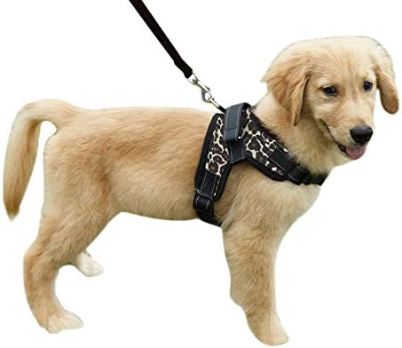 Heavy Duty Adjustable Pet Puppy Dog Safety Harness with Leash-9