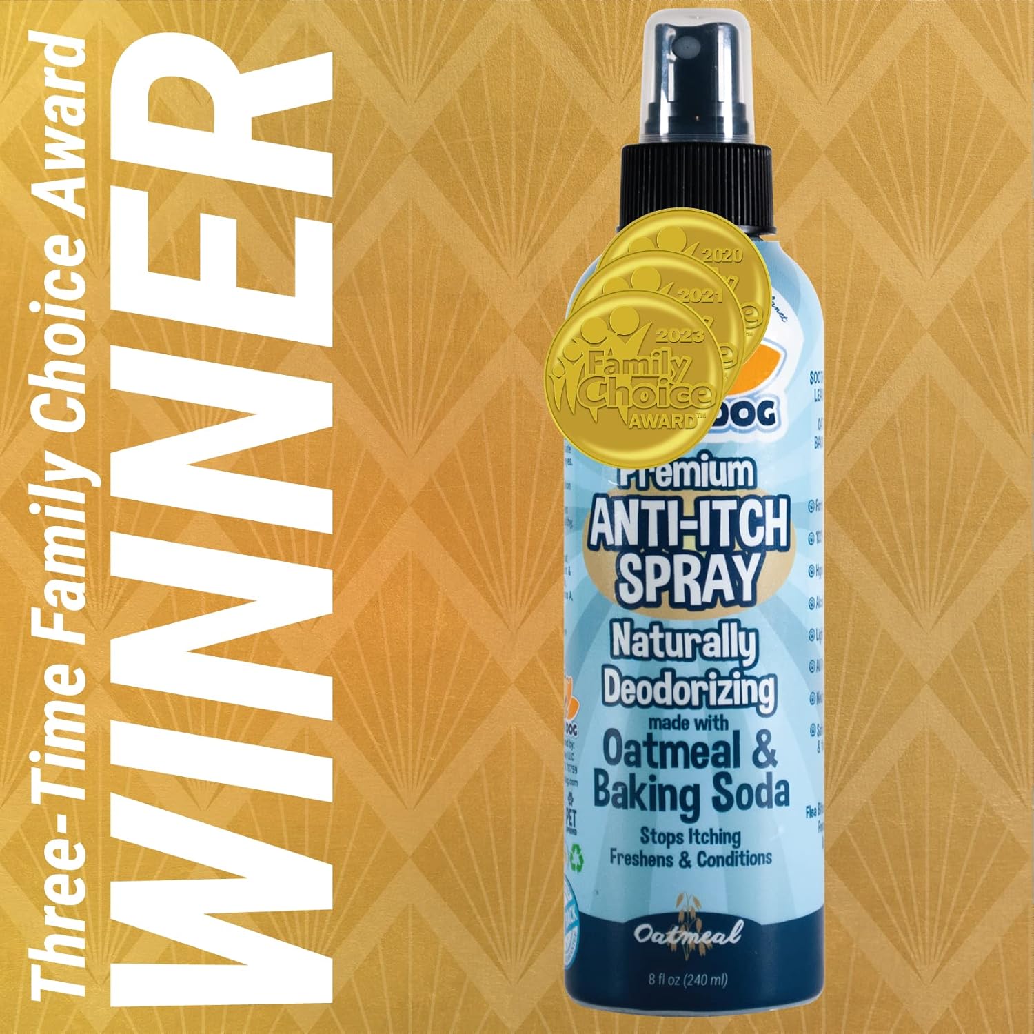 NEW Anti Itch Oatmeal Spray for Dogs and Cats-2