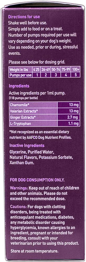 Pettura - Calming, Liquid Dog Supplements, Relieves Stress & Promotes Calming-4