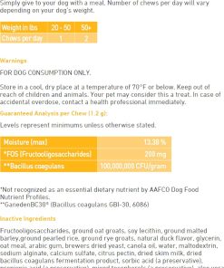 Pettura - Digestive Health, A Combination of Digestive Enzymes, Prebiotics & Probiotics, 30 Chews-7