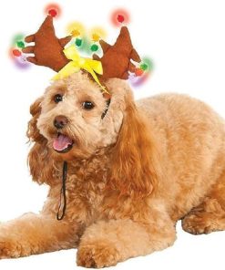 Rubies Costume Light Up Reindeer Antlers Dog Accessory