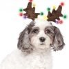 Rubies Costume Light Up Reindeer Antlers Dog Accessory 4