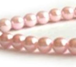 SACAS Pink White Pearl Dog Necklace -- 3 Sizes Available - 3