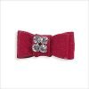 Tiny Ultrasuede Hair Bow for Dogs by Susan Lanci Designs