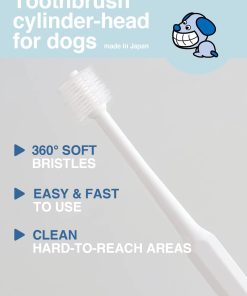 Toothbrush for dogs easy to use made in Japan Kenko care by Mind Up - 2