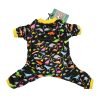 CuteBone Dog Pajamas Dinosaur Dog Apparel Dog Jumpsuit Pet Clothes Pajamas