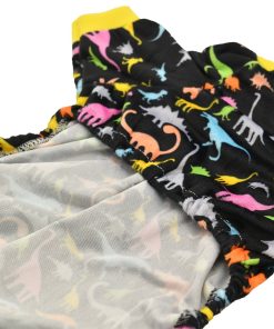 CuteBone Dog Pajamas Dinosaur Dog Apparel Dog Jumpsuit Pet Clothes Pajamas 5