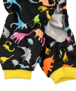 CuteBone Dog Pajamas Dinosaur Dog Apparel Dog Jumpsuit Pet Clothes Pajamas 7
