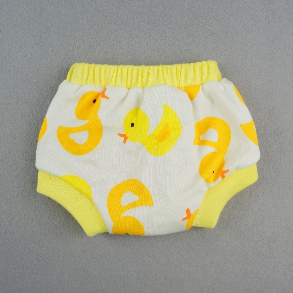 Fitwarm Cute Duck Washable Cotton Dog Diaper Pet Female Sanitary Pant Clothes Apparel 4