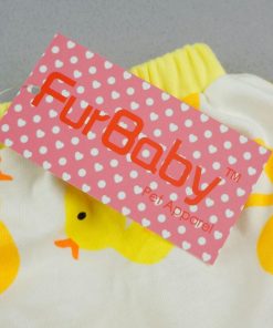 Fitwarm Cute Duck Washable Cotton Dog Diaper Pet Female Sanitary Pant Clothes Apparel 5