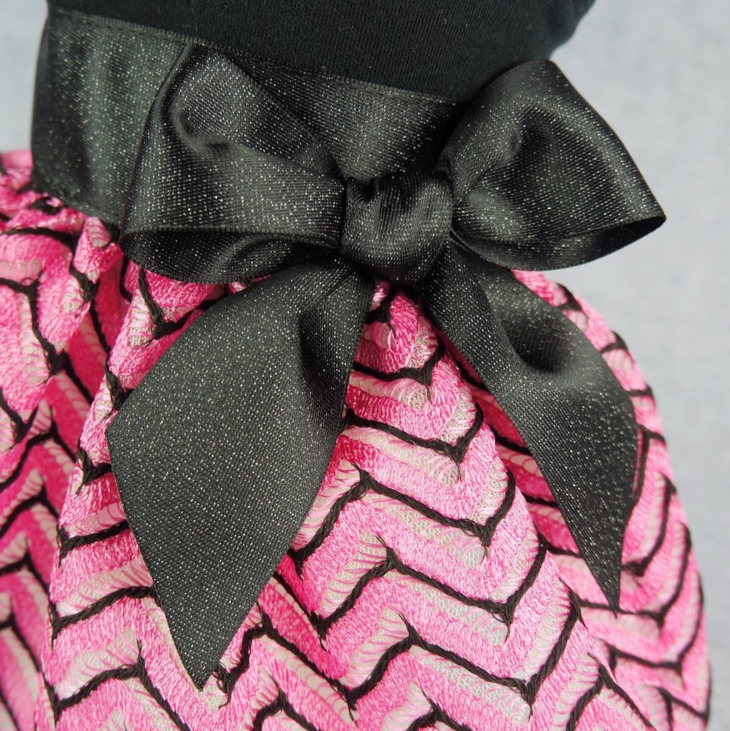 Fitwarm Luxury Pink Princess Dog Dress for Pet Clothes Vest Shirts Apparel, Pink 5