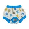 Fitwarm Pet Cute Paws Sanitary Pants Dog Diaper Season Heat Nappies Washable Clothes Apparel