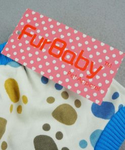 Fitwarm Pet Cute Paws Sanitary Pants Dog Diaper Season Heat Nappies Washable Clothes Apparel 5