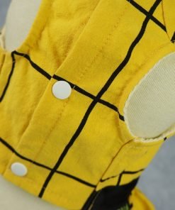 Fitwarm Vintage Ribbon Dog Dress Pet Clothes Vest Shirts Yellow 4