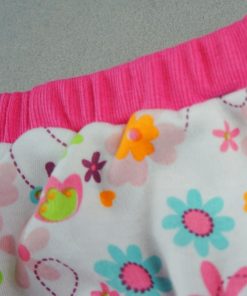 Fitwarm Washable Pink Floral Female Pet Dog Diaper Sanitary Pants Season Heat Nappies Clothes Apparel 4