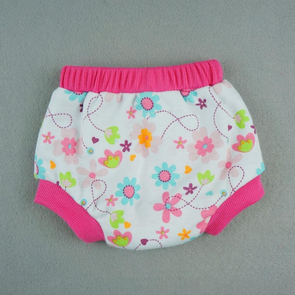 Fitwarm Washable Pink Floral Female Pet Dog Diaper Sanitary Pants Season Heat Nappies Clothes Apparel 5