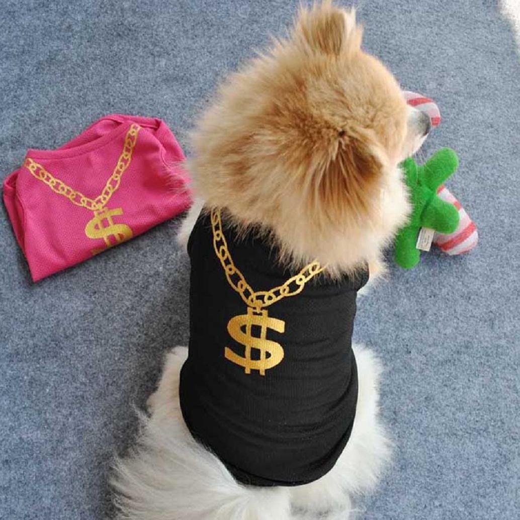 2017 Hot Pet Vest! AMA(TM) Pet Puppy Small Dog Clothes Chihuahua Breathable Mesh Vest T-Shirt Doggy Summer Apparel Costume 2