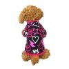 Idepet Pet Dog Cat Clothes Graffiti Style Soft Fleece Sweater Shirt Coat for Small dog Puppy Teddy Chihuahua Poodle Boys Girls