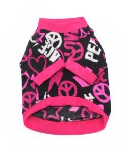 Idepet Pet Dog Cat Clothes Graffiti Style Soft Fleece Sweater Shirt Coat for Small dog Puppy Teddy Chihuahua Poodle Boys Girls 6
