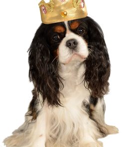 Rubies Costume Company Gold Tiara with Pink Stones Pet Costume Accessory