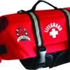 Fido Pet Products Paws Aboard Neoprene Doggy Life Jacket, X-Small, Red