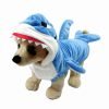 Mangostyle Pet Style Shark Jaws Fancy Dress Costume Outfit Adorable Blue Shark Pet Costume Hoodie Coat for Dogs and Cats