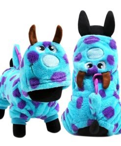 iBaste Small Dog's Soft Fleece Hoodie Clothes with Pants Small Dog Jacket Coat Casual Indoor 3