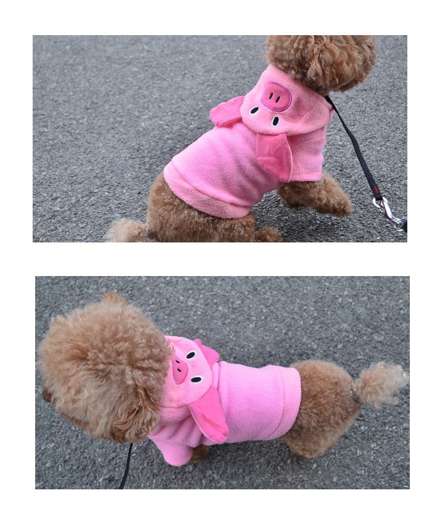 ARJOSA Puppy Dog Pet Hoodie Jumpsuit Pig Halloween Costume Clothes 4