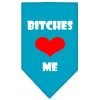 Mirage Pet Bitches Love Me Screen Print Dog Bandana