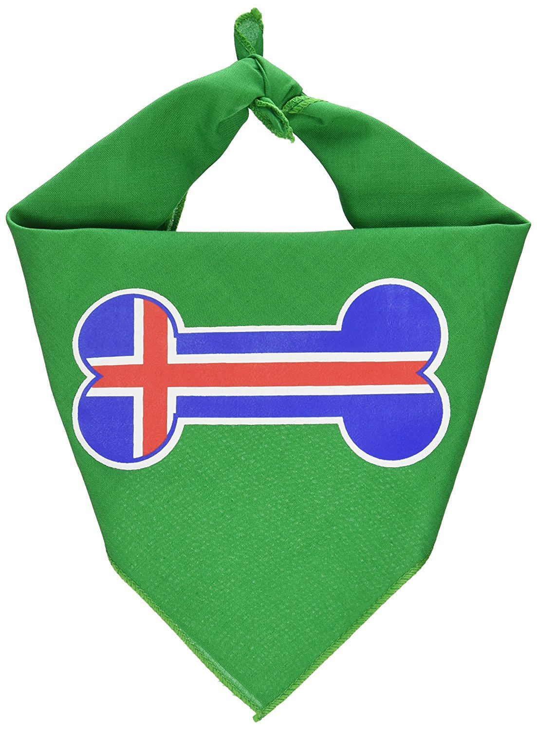 Mirage Pet Bone Flag Iceland Screen Print Dog Bandana