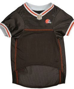 NFL PET JERSEY Football Licensed Dog Jersey 32 NFL Teams Available Comes in 6 Sizes Football Pet Jersey Sports Mesh Jersey Dog Jersey Outfit (Cleveland Browns) 6