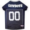 NFL PET JERSEY Football Licensed Dog Jersey 32 NFL Teams Available Comes in 6 Sizes Football Pet Jersey Sports Mesh Jersey Dog Jersey Outfit (Dallas Cowboys)