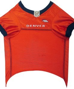 NFL PET JERSEY Football Licensed Dog Jersey 32 NFL Teams Available Comes in 6 Sizes Football Pet Jersey Sports Mesh Jersey Dog Jersey Outfit (Denver Broncos) 5