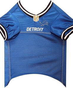 NFL PET JERSEY Football Licensed Dog Jersey 32 NFL Teams Available Comes in 6 Sizes Football Pet Jersey Sports Mesh Jersey Dog Jersey Outfit (Detroit Lions) 5
