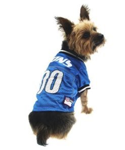 NFL PET JERSEY Football Licensed Dog Jersey 32 NFL Teams Available Comes in 6 Sizes Football Pet Jersey Sports Mesh Jersey Dog Jersey Outfit (Detroit Lions) 6